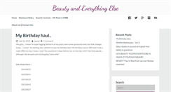 Desktop Screenshot of beautyandeverythingelse.com